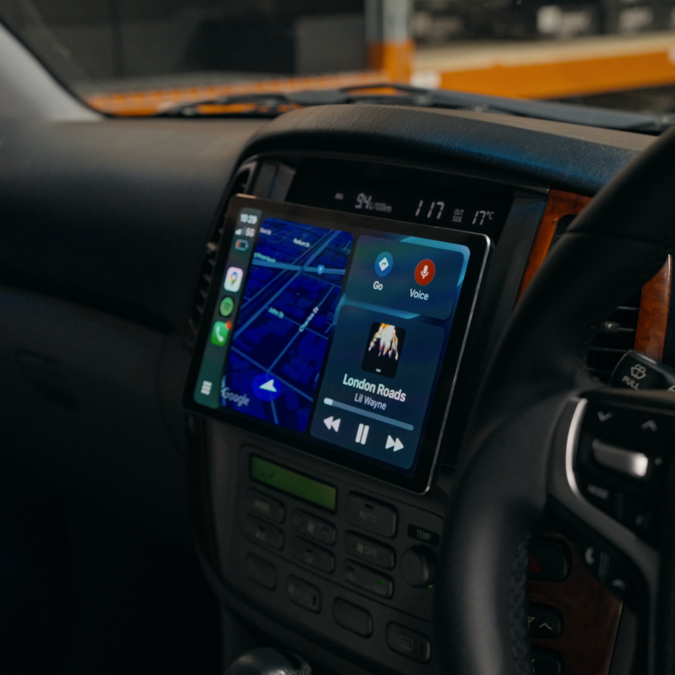 Nexus 10.1 inch universal Android head unit with wireless CarPlay and Android Auto - view 4